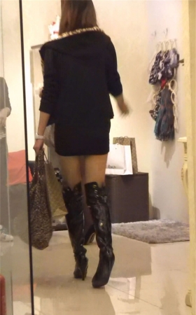 性感长靴高跟美女