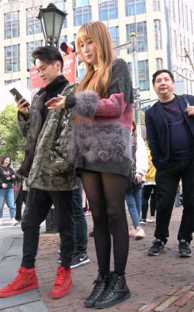 貌美如花的黑丝高颜值美女姐姐