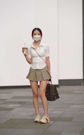 青春百褶裙