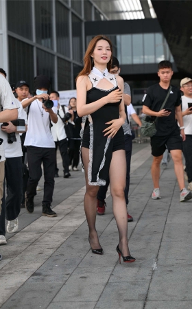 绝美车展女郎