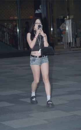 青春牛仔短裤