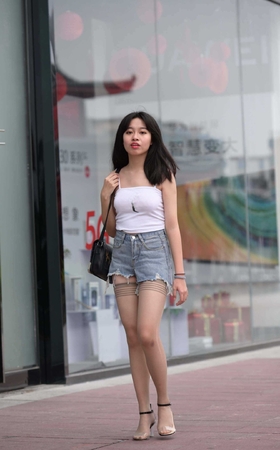 程生街拍★汕上的商城美女【套图+视频】 [10P]