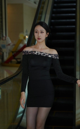 一字肩黑裙 [132P-1.79GB]