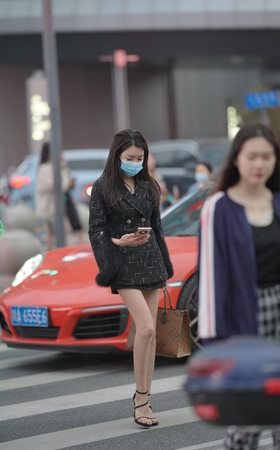 修长美腿