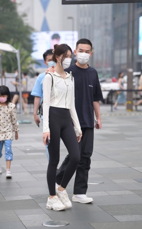 瑜伽裤长腿女友