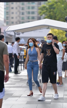 摘下口罩~原来如此美丽