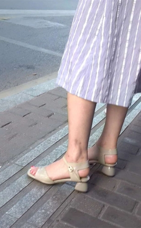 长裙、精致美足美甲