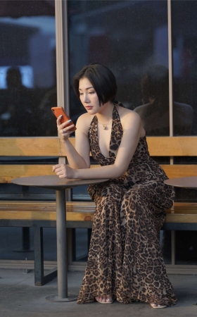 豹纹喇叭裤豹纹连体衣豹纹长裤