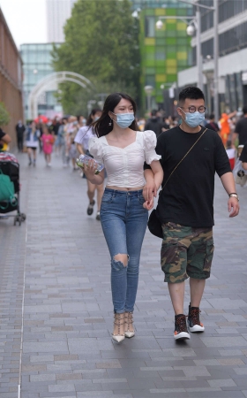 飒爽牛仔裤