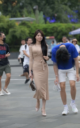 街拍高跟鞋长裙女神御姐 [22P]
