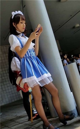 4k-极品甜美漂亮黑丝袜二次元可爱少女