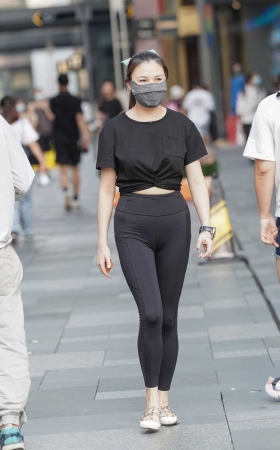 黑色紧身裤 [14P]