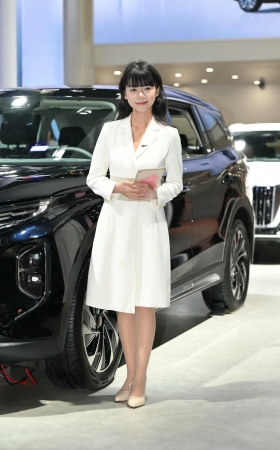 卖车的美女 [22P]