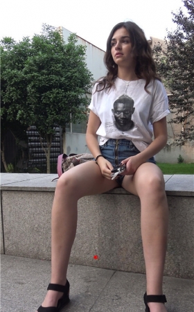 长腿外国妹子