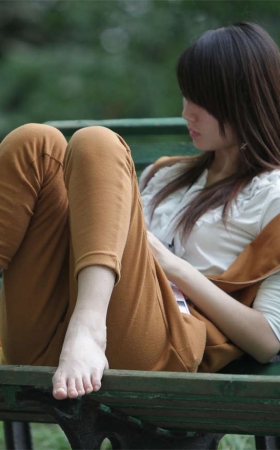 No451 漂亮女孩的玩鞋境界