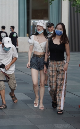 精致且天生丽质标准的美女