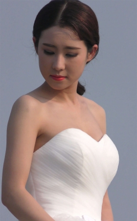 洁白婚纱美丽新娘