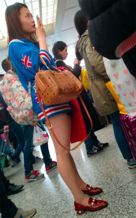 购票的时候最适合拍摄