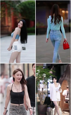 第58期：抖音主播【太古里街拍】1182部短视频合集，视频时长02:53:04，大小2.6GB