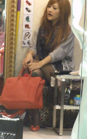 红高跟美女的极品黑丝袜