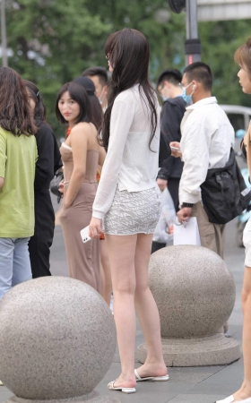 灰色包臀裙美女 [30P]