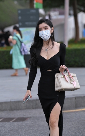 气质黑裙小姐姐(33P)