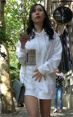 4K 白衣白鞋丝袜美女貌美如花
