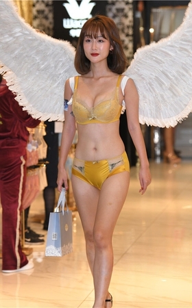 黄色内衣模特(88P)