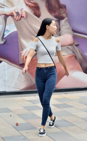 9-29 牛仔漏脐装 [14P]