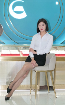 金店超薄丝韵味美女销售员 [20P]