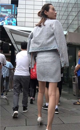 性感高挑街拍美腿女神姐姐