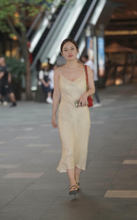 街拍吊带裙轻熟朲槭 [16P]