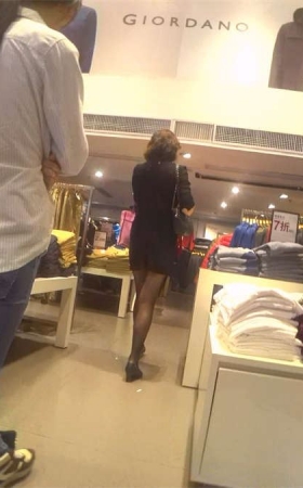 黑丝袜性感包臀裙气质少妇