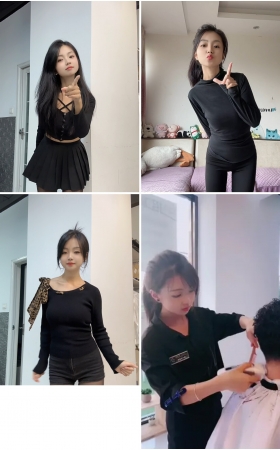 第64期：抖音主播【娜娜小可爱】214部短视频合集，视频时长00:48:08，大小811MB