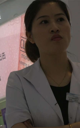商场OL高跟美足