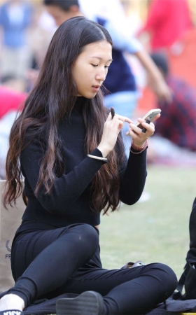 No708 一双真正的少女雪肌素足