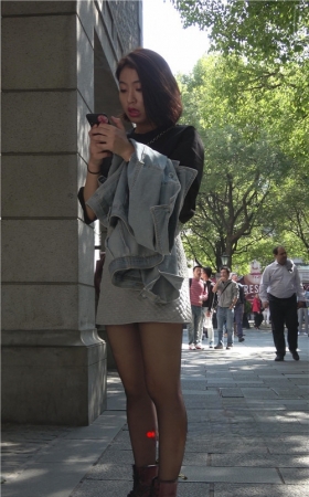 黑丝短发小姐姐