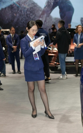 戴眼镜的黑丝销售顾问 [13P]