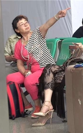 网红高跟美女