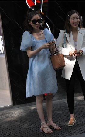 蓝裙小姐姐(54P)