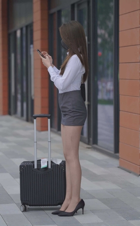 包臀裙丝袜高跟美女 【套图+视频】 [10P]