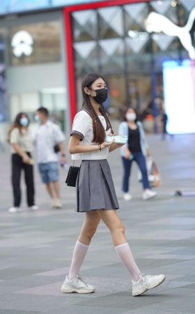 甜美可爱百褶裙