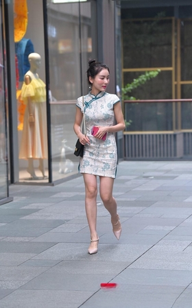 紧身旗袍风，美腿美女3A2922[349M]