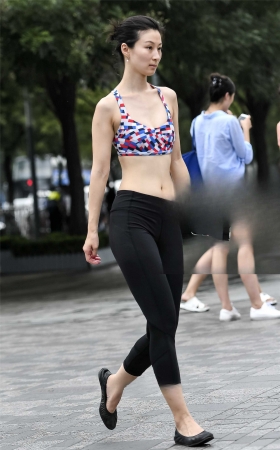 吊带美胸美背健美裤性感 [10P]