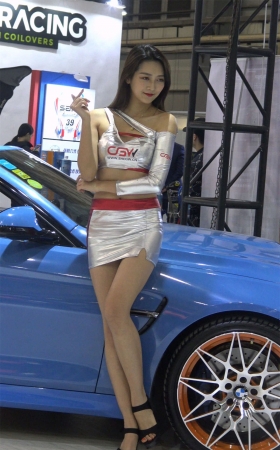 性感短裙车模小姐