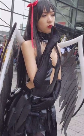 4k-玩cosplay的二次元少女