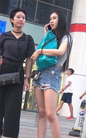 极品牛仔热裤美女