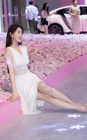 LB021-30P 成都车展之仙气飘飘的美腿美女 8P