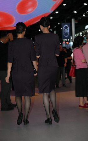 华为两位棕色裙黑丝高挑小姐姐 [17P]