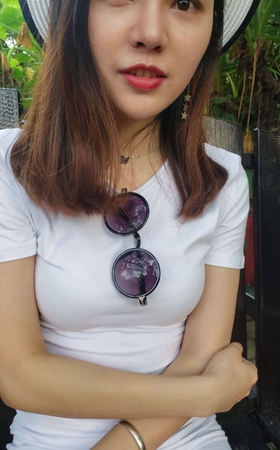 120江南小镇-白裙美女